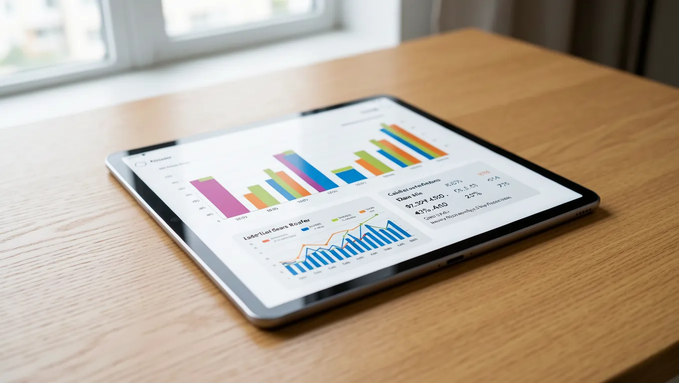 Digital comparison and rates dashboard showing various personal loan interest options
