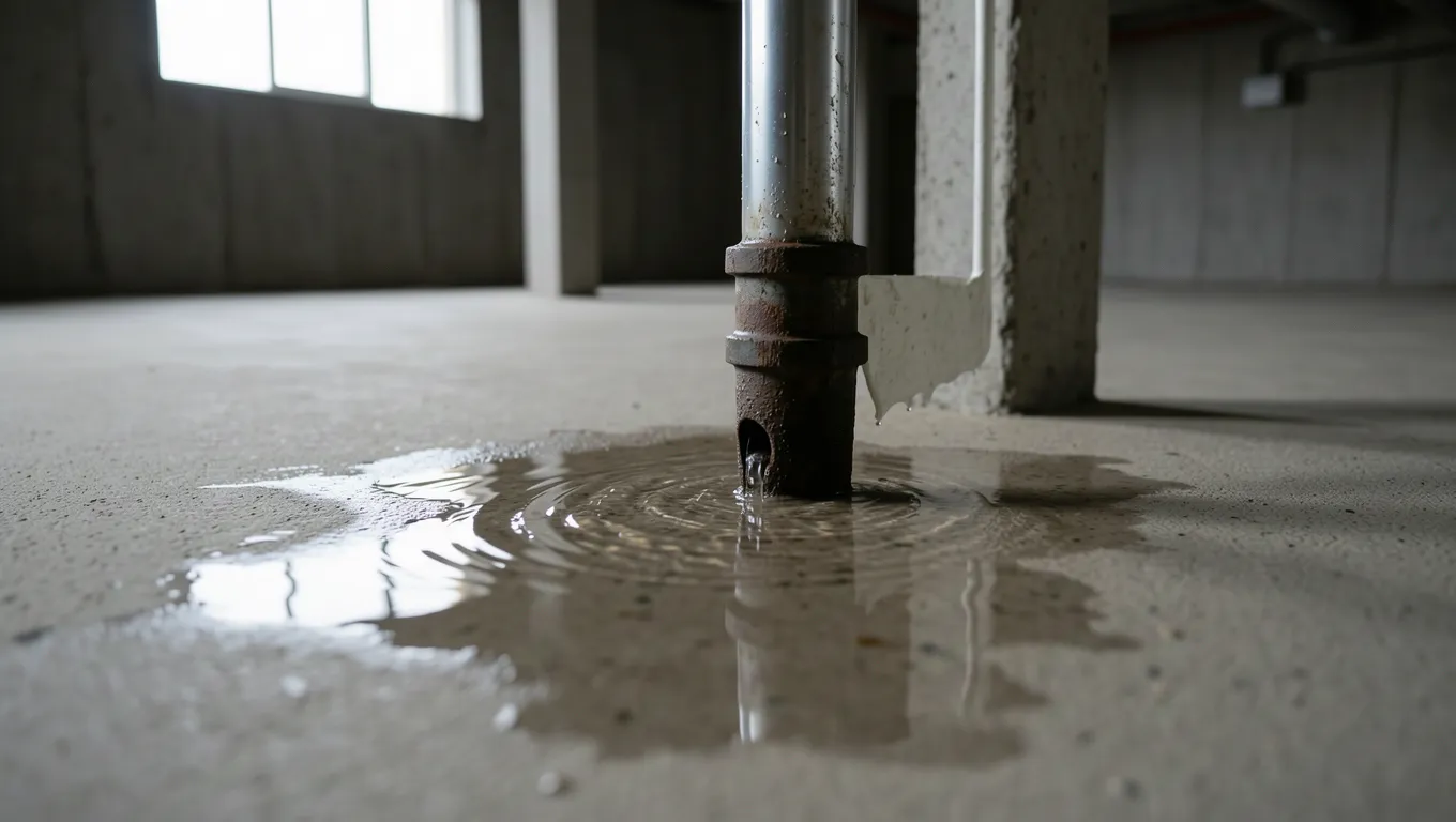 Close up of a leaking pipe representing personal loans for emergency expenses